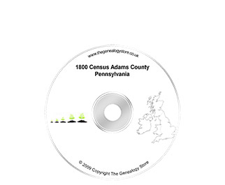 1800 Census Adams County Pennsylvania