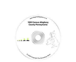 1800 Census Allegheny County Pennsylvania