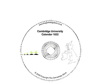 The Cambridge University Calendar 1822