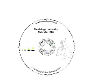 The Cambridge University Calendar 1826