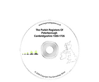 The Parish Registers Of Peterborough Cambridgeshire 1559-1726