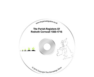 The Parish Registers Of Redruth Cornwall 1560-1716