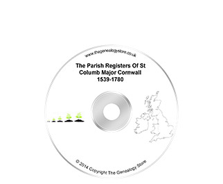 The Parish Registers Of St Columb Major Cornwall 1539-1780