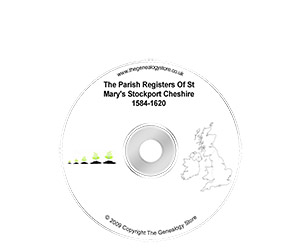 The Parish Registers Of St Mary's Stockport Cheshire 1584-1620