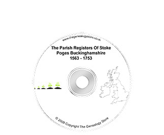 The Parish Registers Of Stoke Poges Buckinghamshire 1563 - 1753